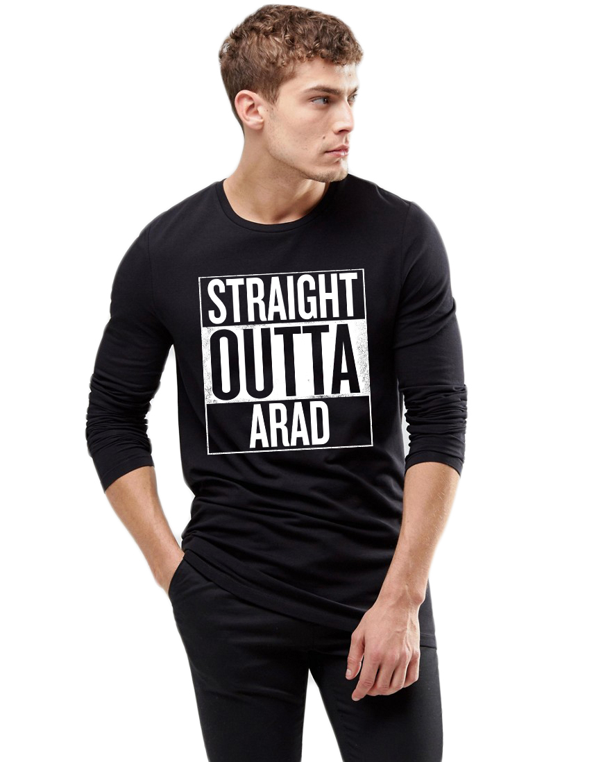 Bluza barbati neagra - Straight Outta Arad - CATEGORIE